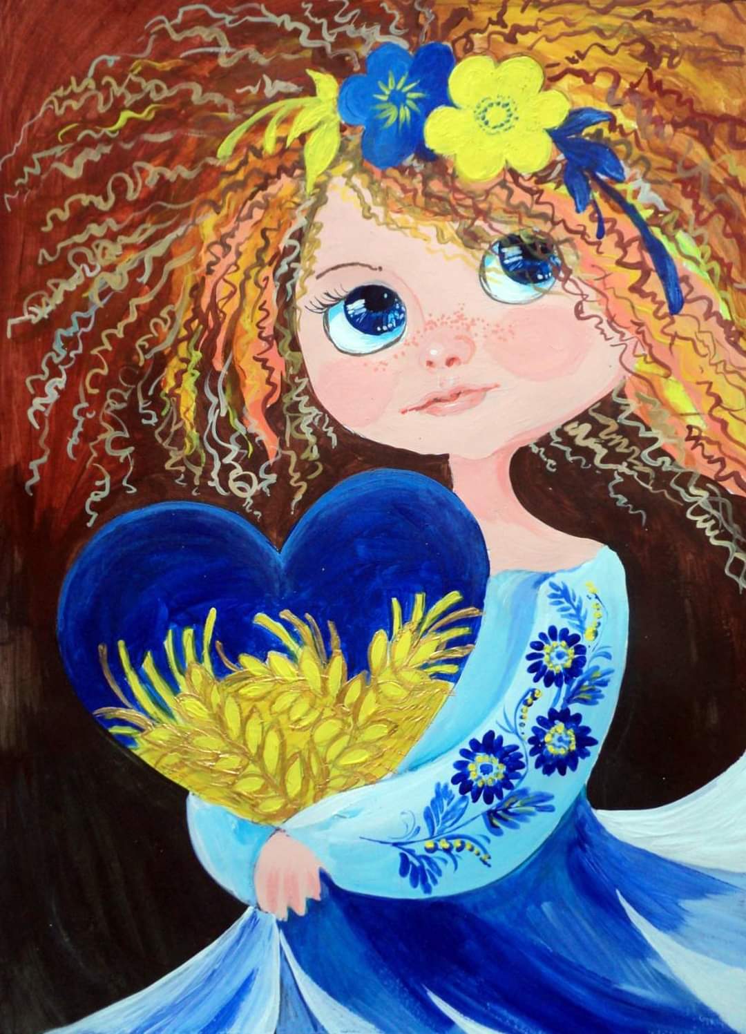 Обласна онлайн-виставка дитячих малюнків з нагоди Дня Конституції України  «Оберіг держави і нації»